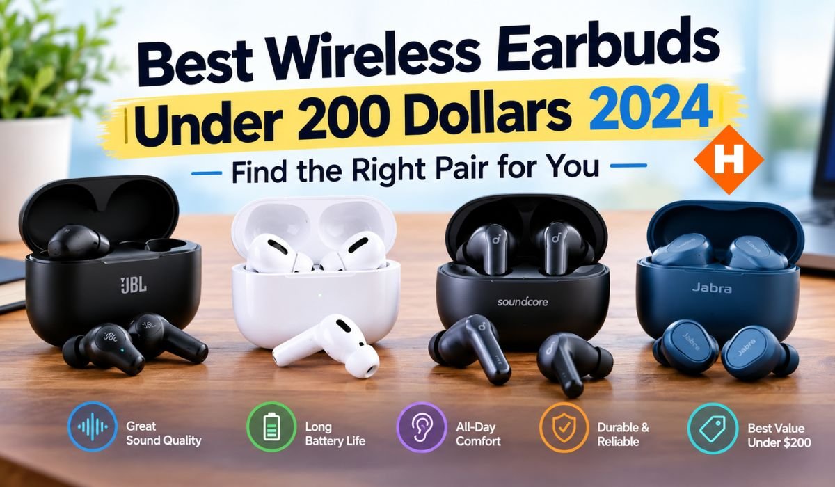 best wireless earbuds under 200 dollars 2024