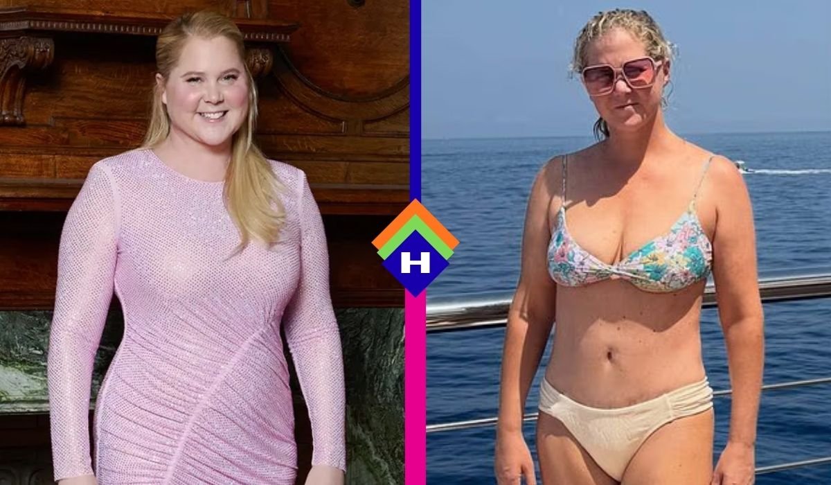 amy schumer reveals significant weight loss in bikini photo